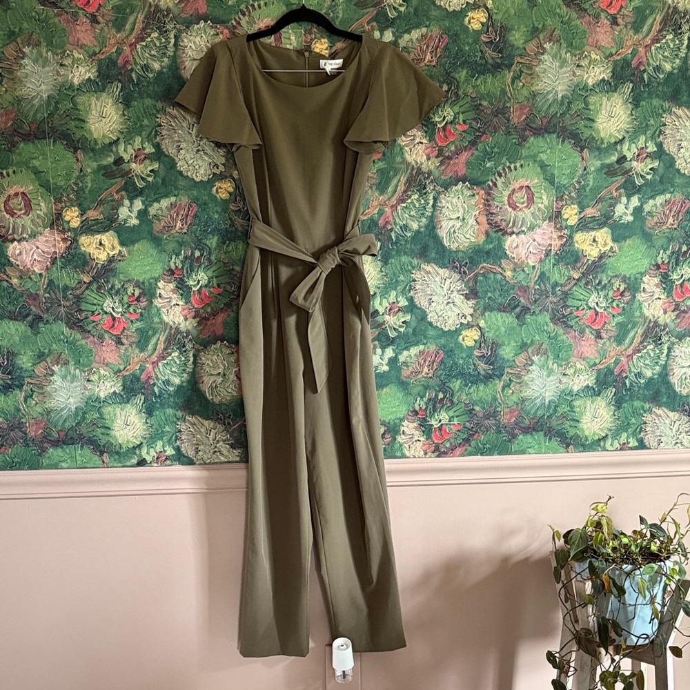 Calvin Klein Chic Olive Jumpsuit